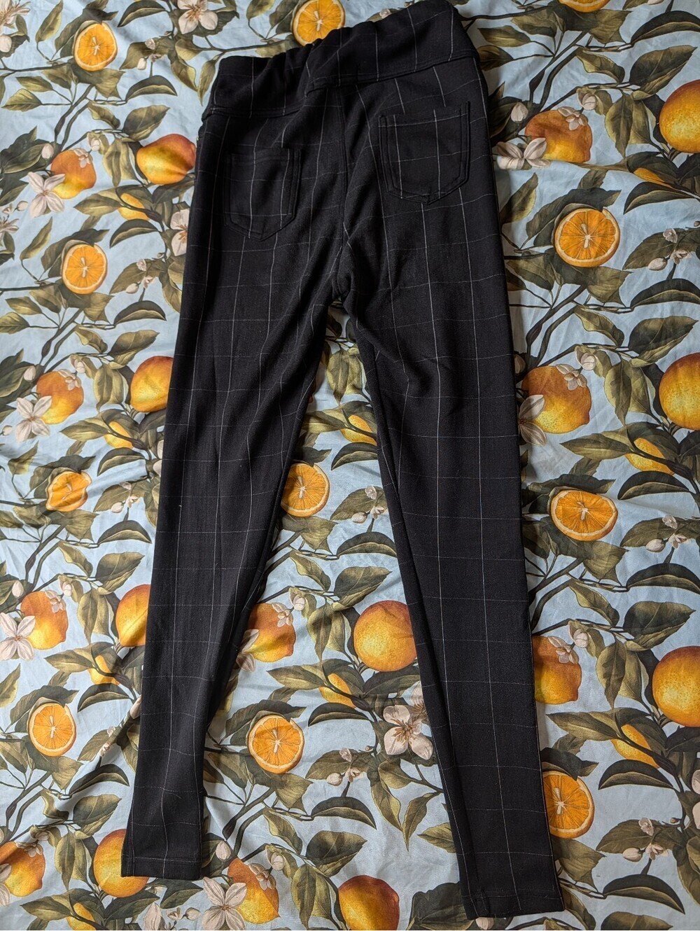 Streetwear Society Women's Plaid Casual Business Pants – Stylish Workwear - Picture 7 of 8